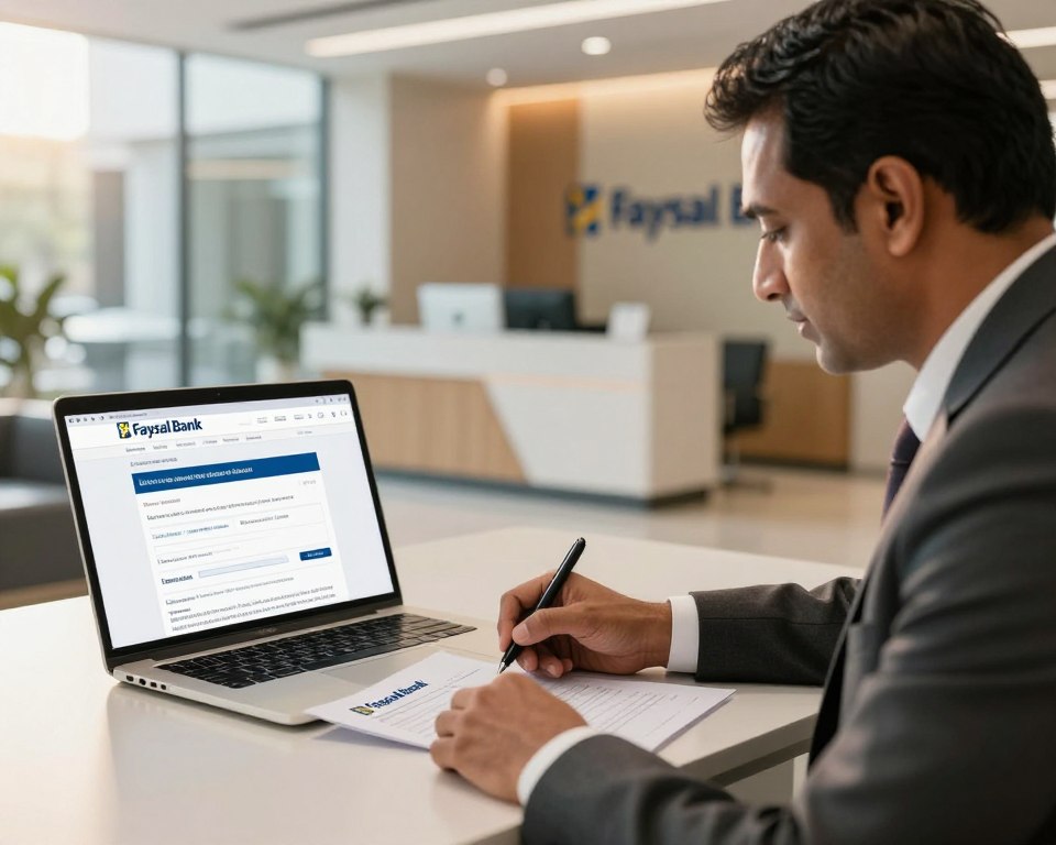 Faysal Bank قرض درخواست